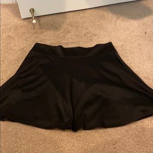 Black skater skirt